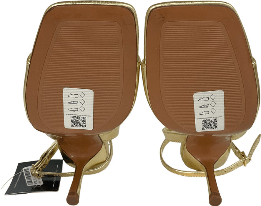 ASOS Metallic Immy Cone Heel Sanda UK 8 EU 41 👠 - Reliked