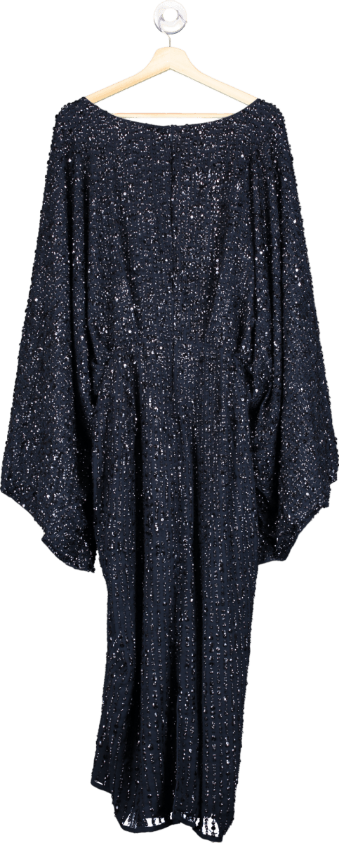 ASOS Navy Sequin Embellished Dress Curve UK 22 - Reliked