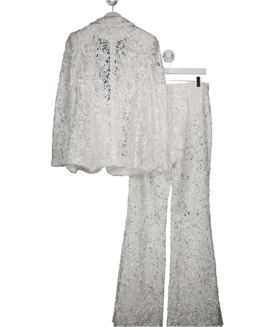 ASOS White Lace Tailored Co - ord UK 10 - Reliked