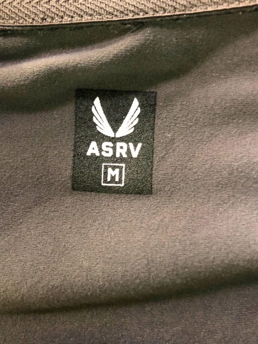 ASRV Black Quarter - Zip Long Sleeve Top UK M - Reliked