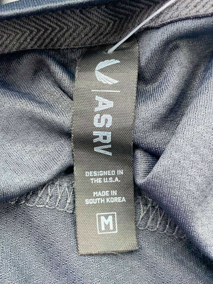 ASRV Black Relentless Pursuit T-Shirt with Sleeve Detail Size M - Reliked