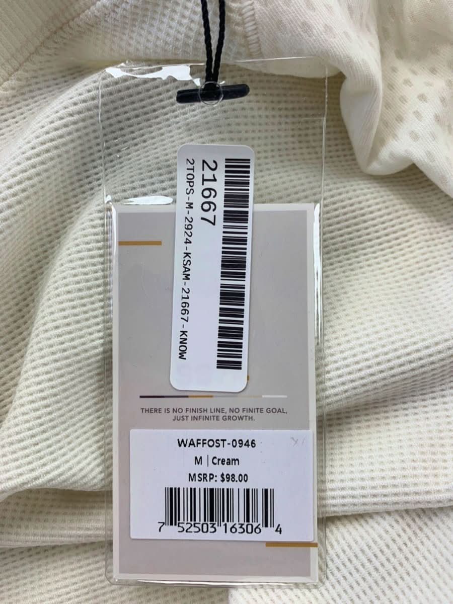 ASRV Cream Performance T-Shirt M - Reliked