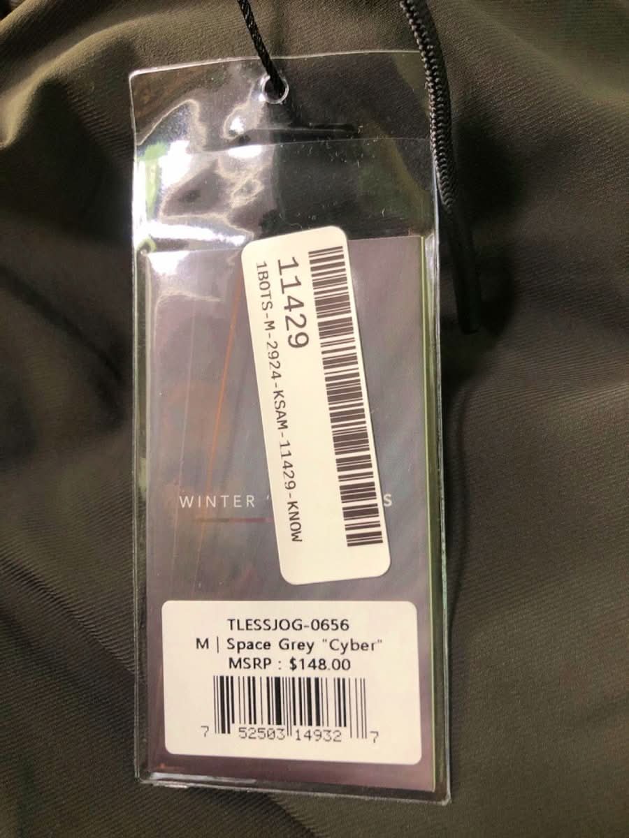 ASRV Space Grey 'Cyber' Joggers M - Reliked