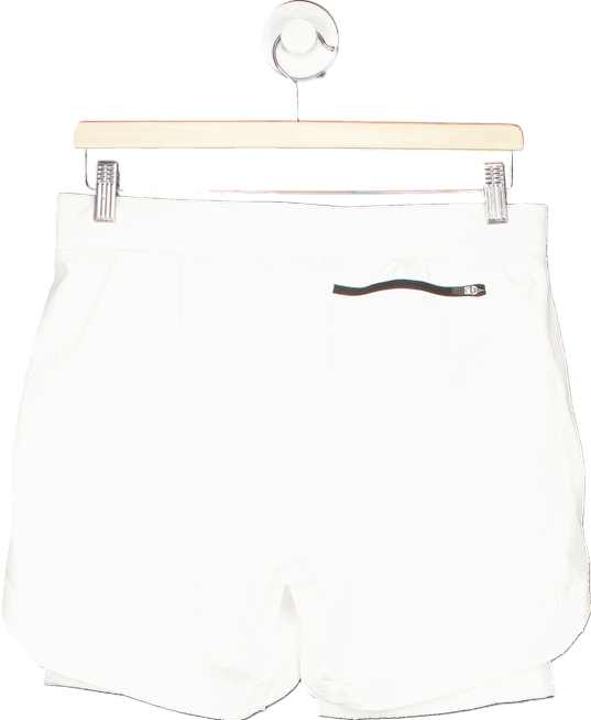 ASRV White Cyber Focus Running Shorts M - Reliked