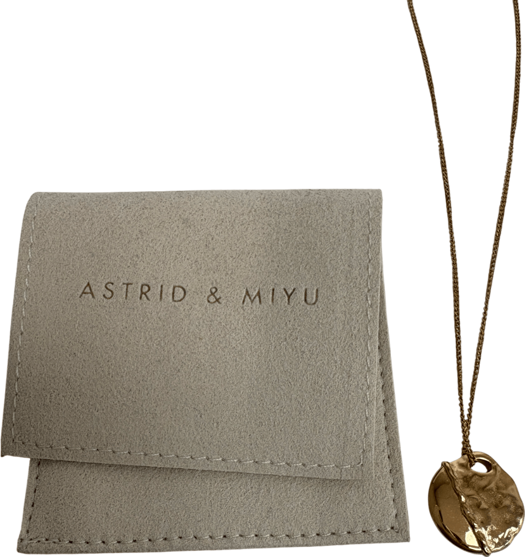 Astrid & Miyu 18k Gold Plated Pendant Necklace - Reliked