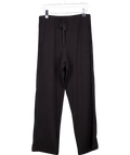 ASVR Black Waffle Knit Relaxed Joggers UK M - Reliked