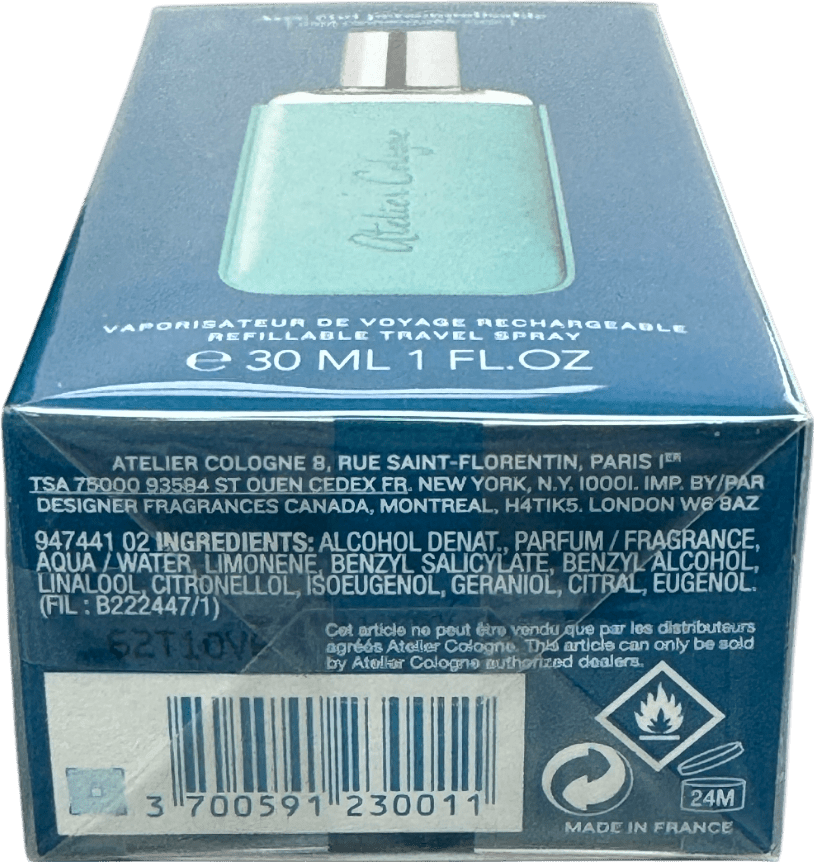 Atelier Cologne Cologne Clementine California Parfum With 2 Leather Cases Gift Set 30ml - Reliked