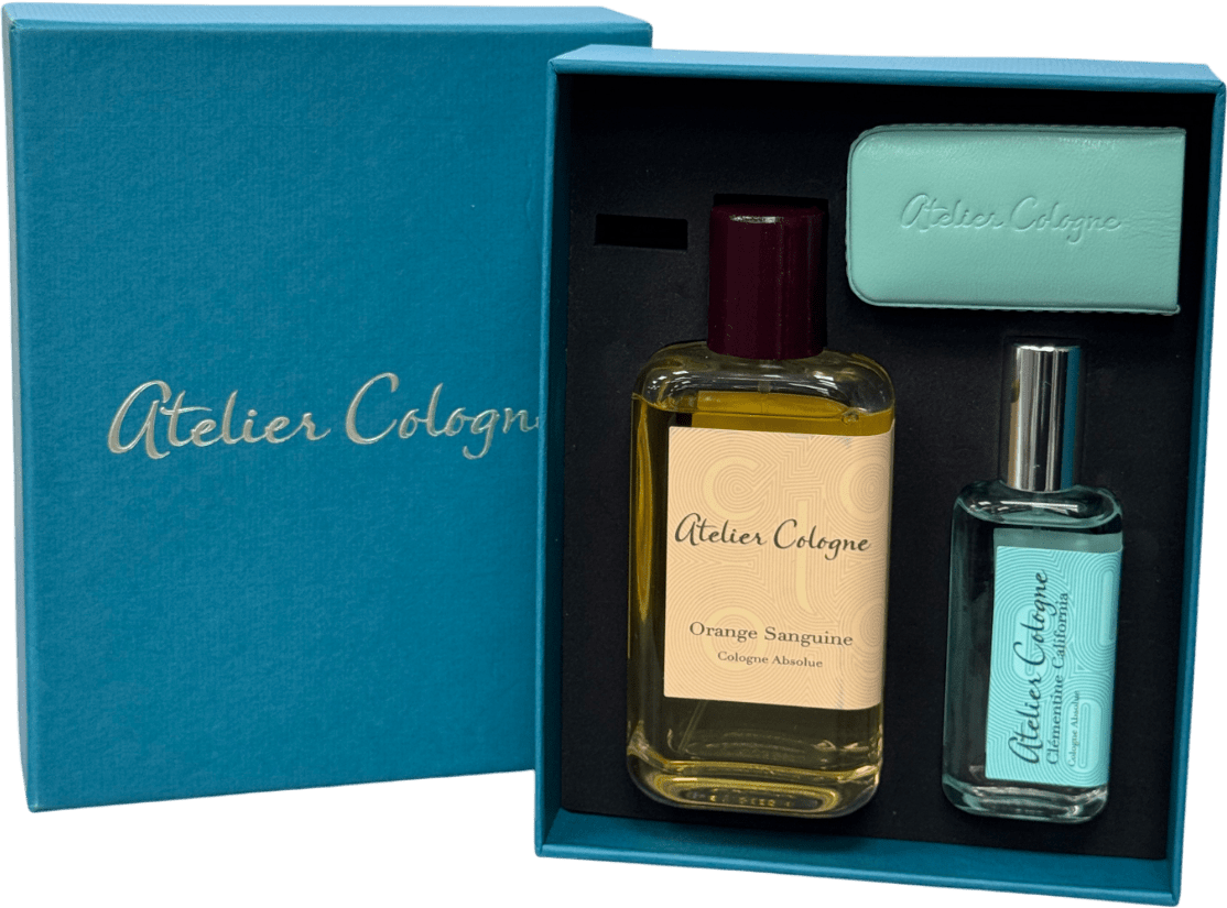 Atelier Cologne Orange Sanguine Necessaire Absolu / Clementine California - Gift Set 100ml, 30ml - Reliked
