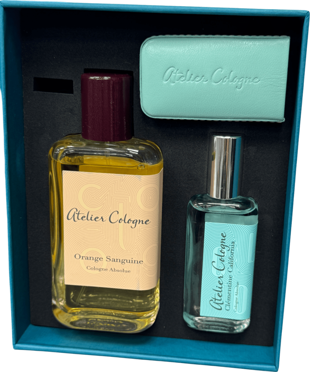 Atelier Cologne Orange Sanguine Necessaire Absolu / Clementine California - Gift Set 100ml, 30ml - Reliked