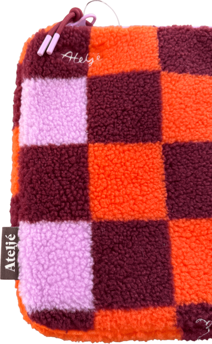 Atelje Multicoloured Borg Check Laptop Sleeve - Reliked