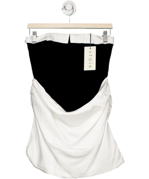 Atoir Black / Ivory Aubrey Micro Mini Dress UK XS