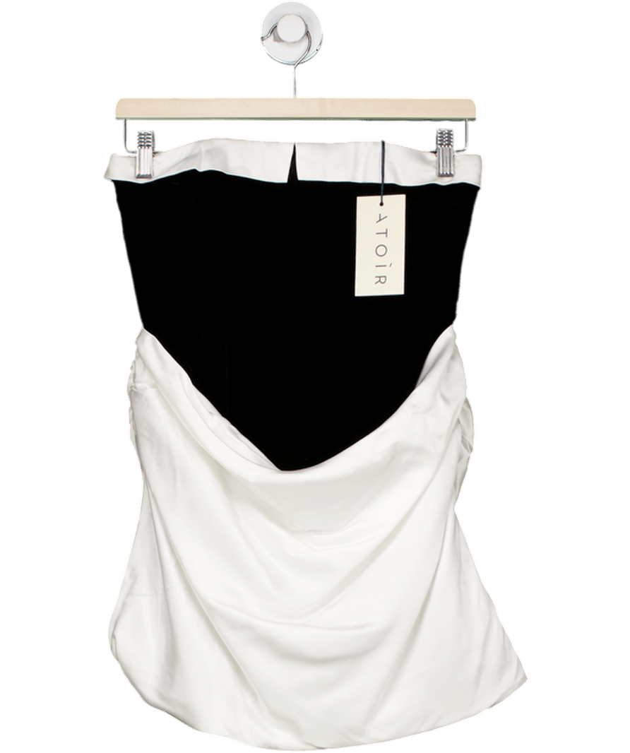 Atoir Black / Ivory Aubrey Micro Mini Dress UK XS - Reliked