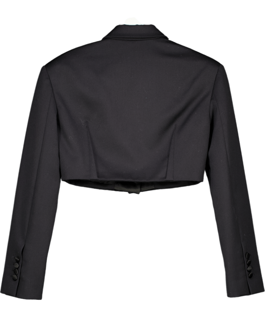 Attire the studio Black Cropped Blazer UK XS - Reliked