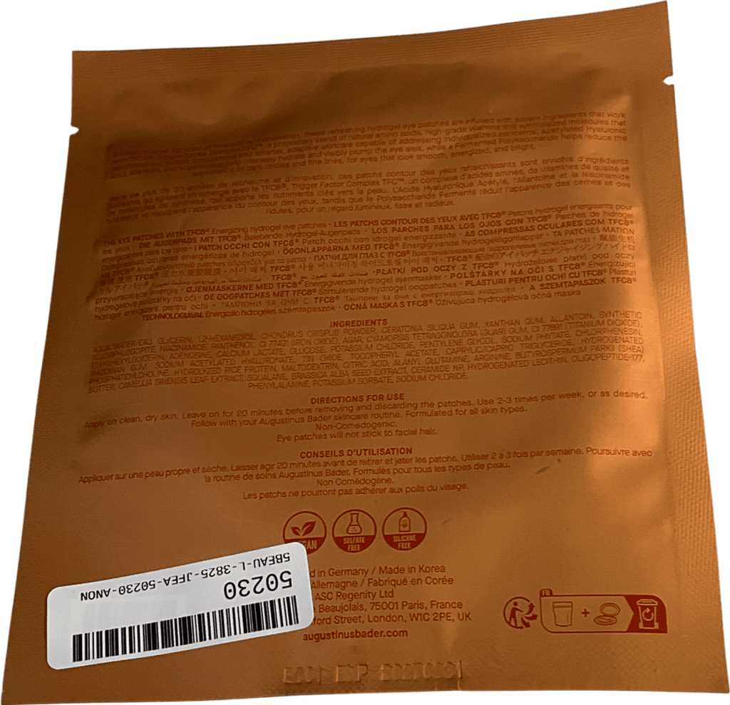 Augustinus Bader The Eye Patches Single 1pack - Reliked