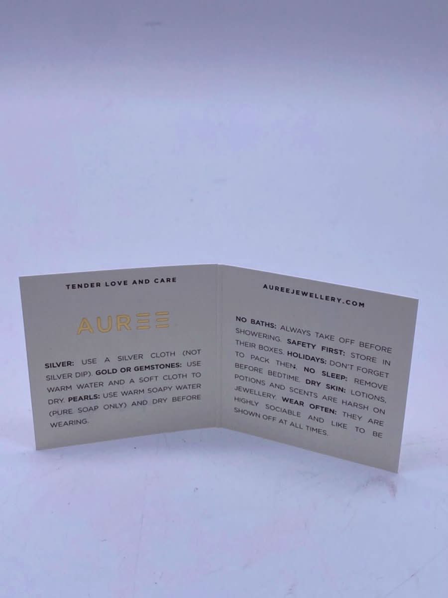 Auree Gold Rectangular Linked Earrings - Reliked