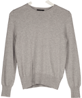 Autograph Grey Pure Cashmere Crew Neck Jumper UK 6 - Reliked