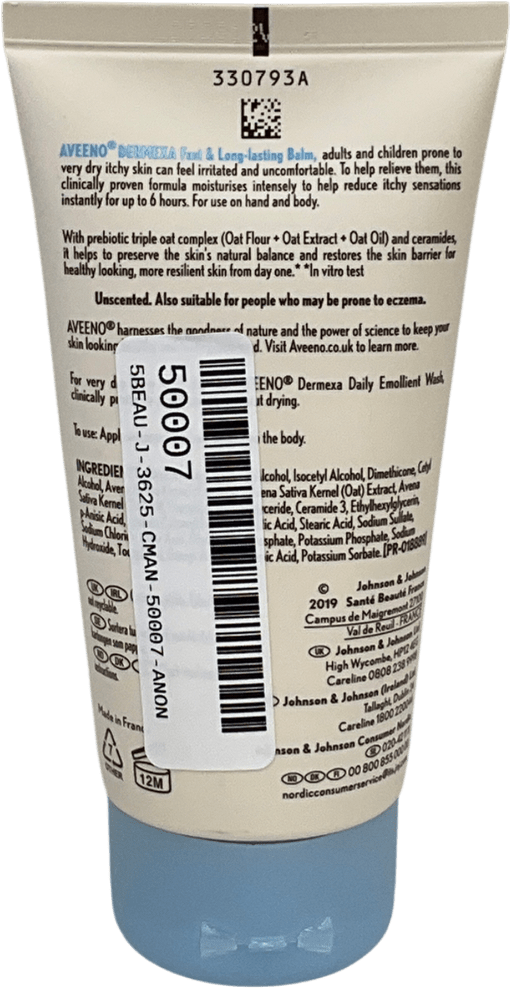 Aveeno Dermexa Fast & Long - lasting Balm 75ml - Reliked