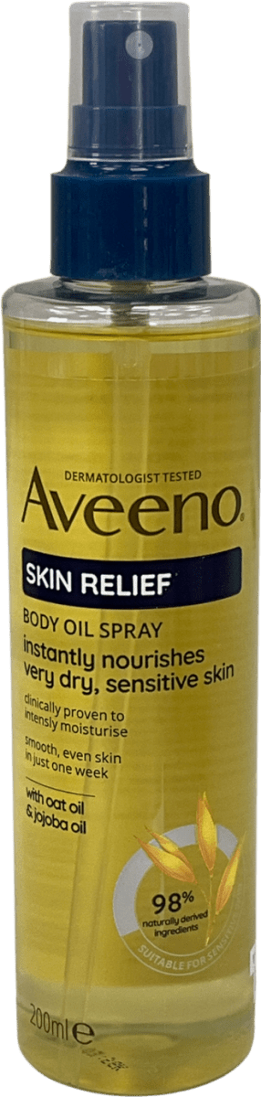 Aveeno Skin Relief Body Oil Spray 200ml - Reliked