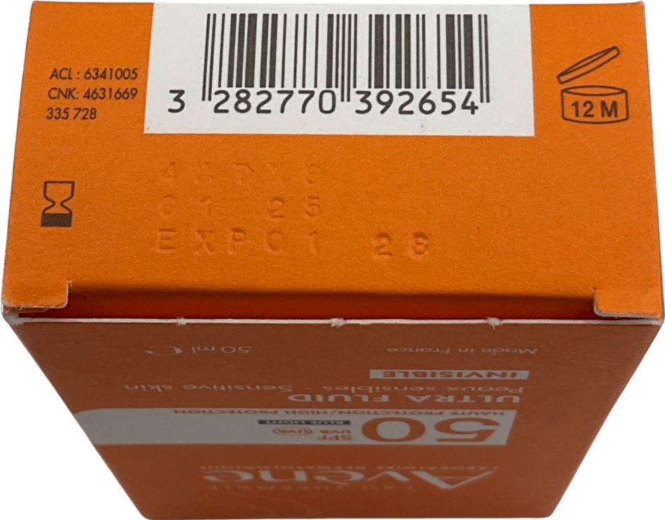 Avene Ultra Fluid Invisible Spf50 For Normal To Combination Skin 50ml - Reliked