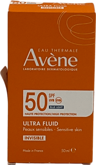 Avene Ultra Fluid Invisible Spf50 For Normal To Combination Skin 50ml - Reliked