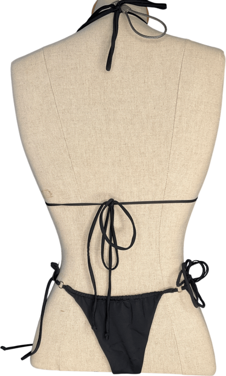 away that day Black Rio Bikini UK XS - Reliked