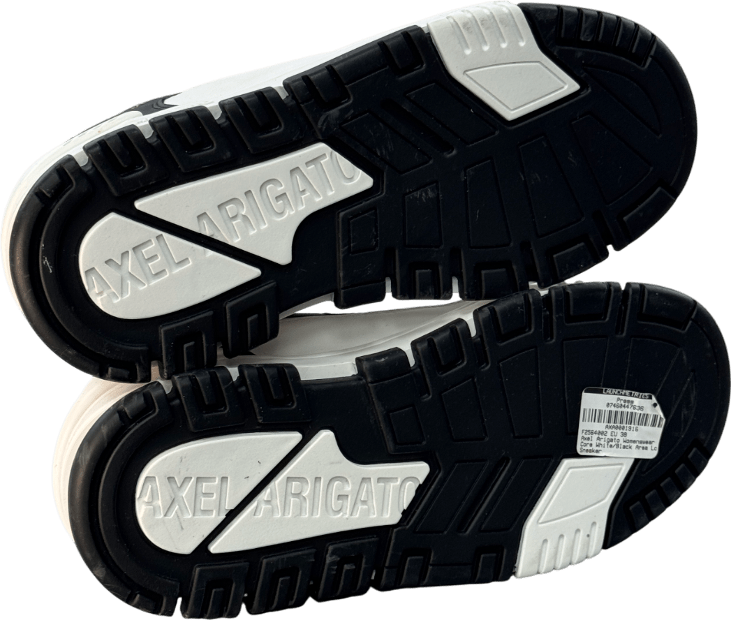 AXEL ARIGATO Area Lo White / Black Trainers UK 5 EU 38 👠 - Reliked