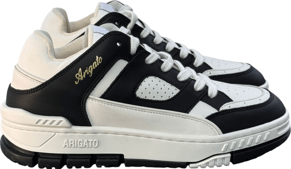 AXEL ARIGATO Area Lo White / Black Trainers UK 5 EU 38 👠 - Reliked
