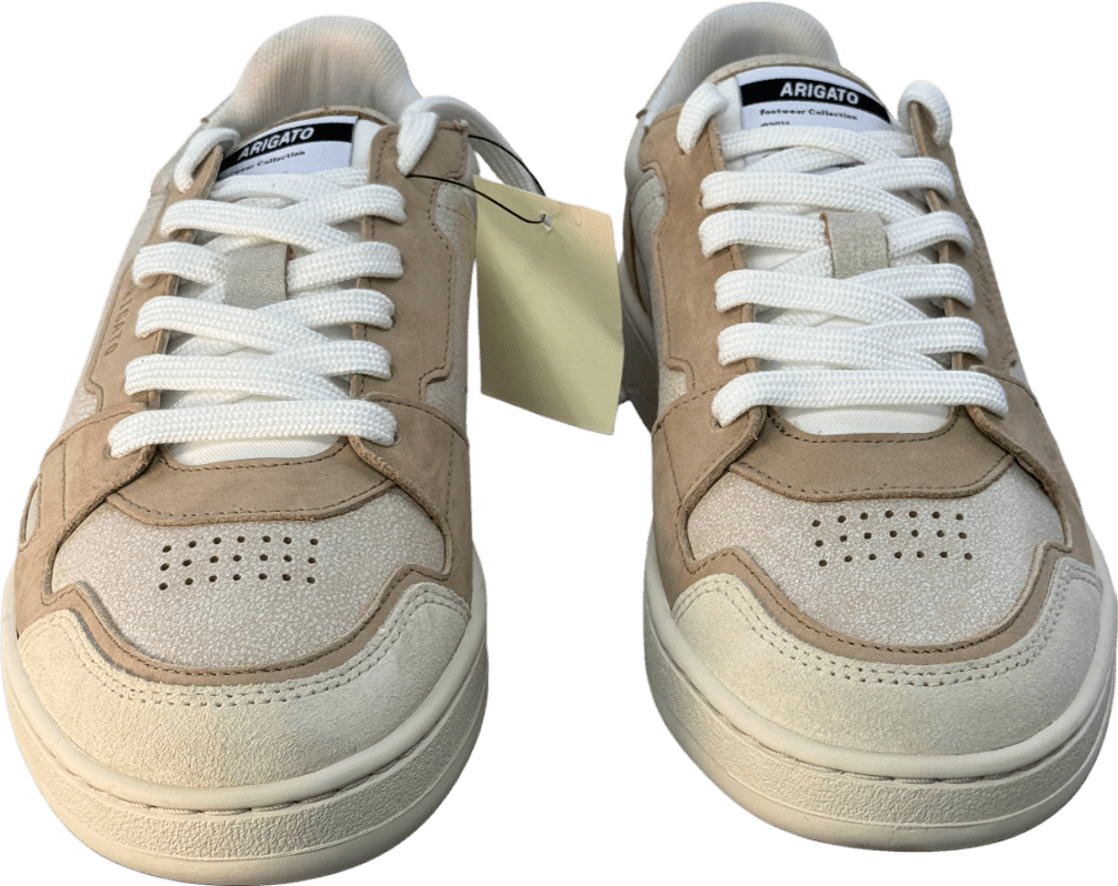AXEL ARIGATO Beige Leather Dice Lo Trainers UK 5 EU 38 👠 - Reliked