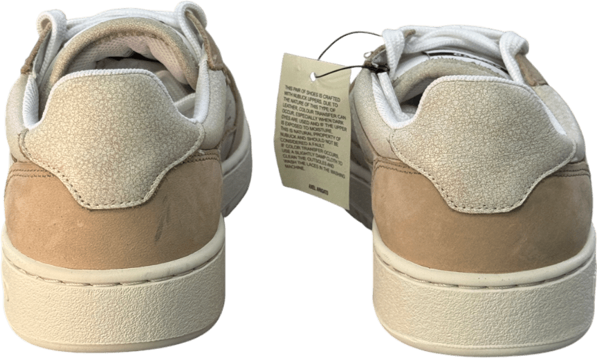 AXEL ARIGATO Beige Leather Dice Lo Trainers UK 5 EU 38 👠 - Reliked