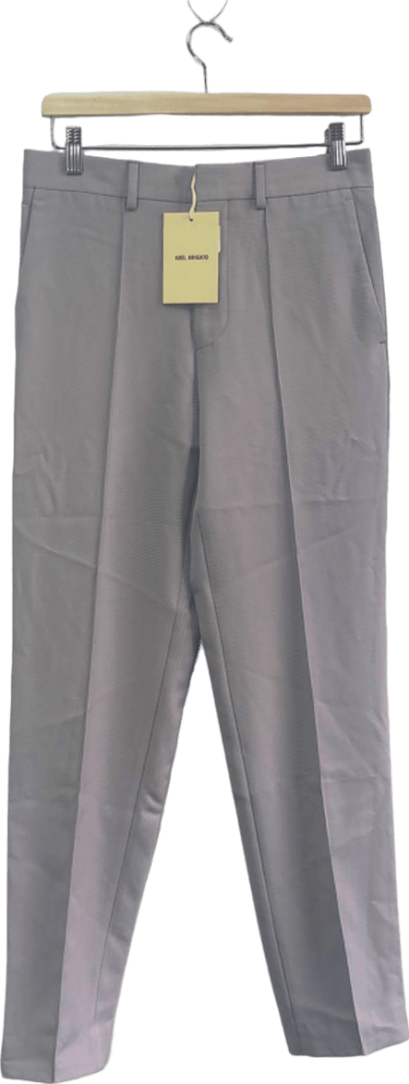 Axel Arigato Pale Beige Supper Straight Wool Trousers XS - Reliked