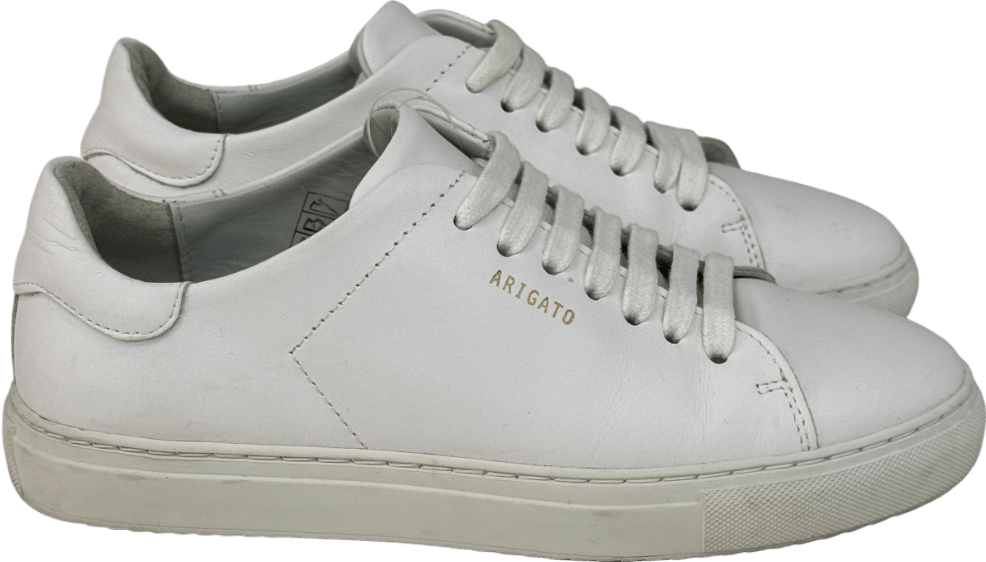 AXEL ARIGATO White Leather Clean 90 Trainers UK 4 EU 37 👠 - Reliked