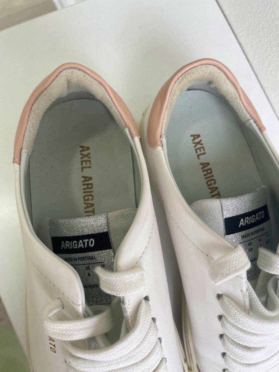 Axel Arigato White / Pink Clean 90 Trainers 1,40MM Size UK 3.5 - Reliked