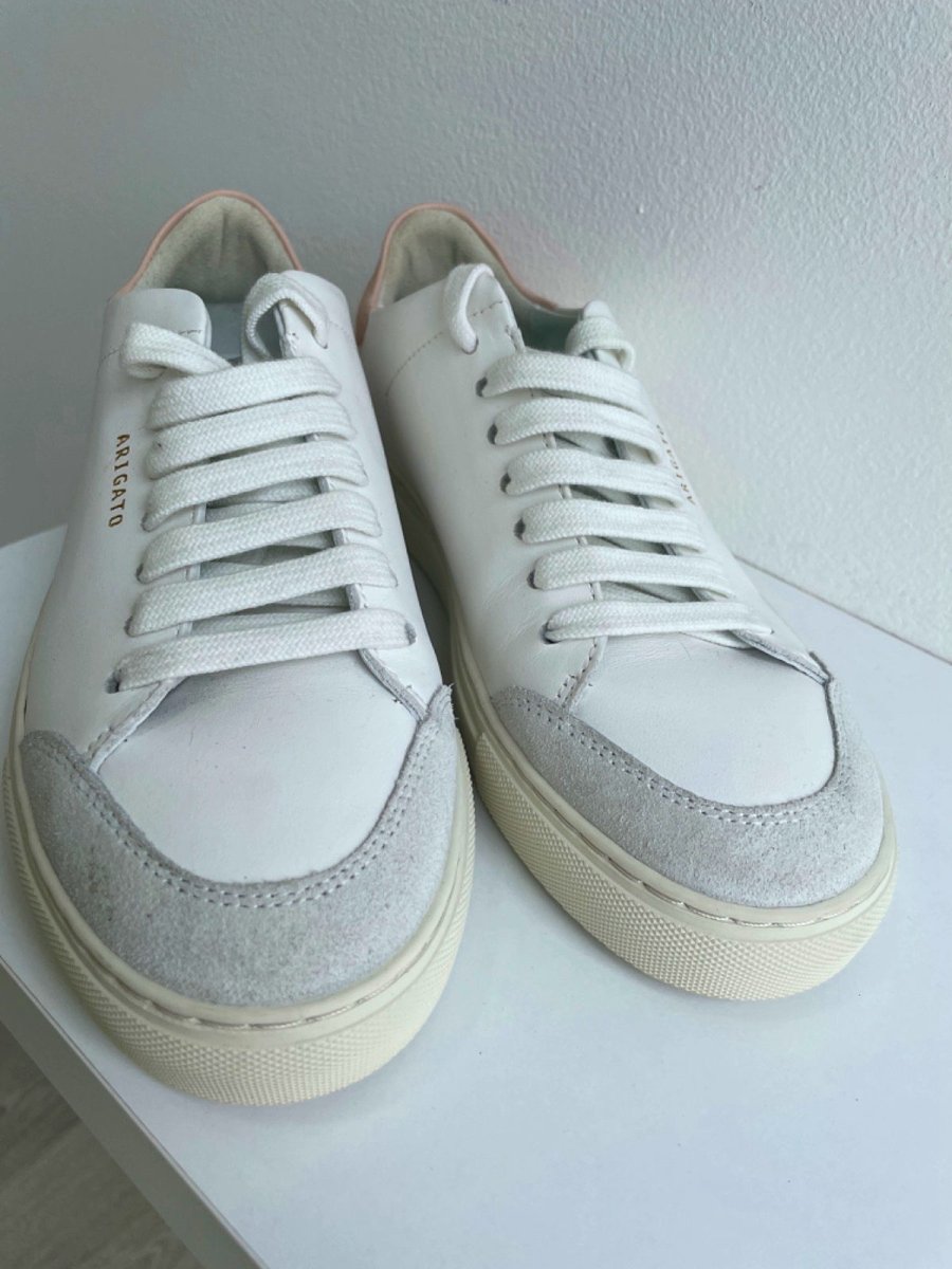 Axel Arigato White / Pink Clean 90 Trainers 1,40MM Size UK 3.5 - Reliked