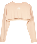 Nike Pink Cropped Air Sweatshirt UK L