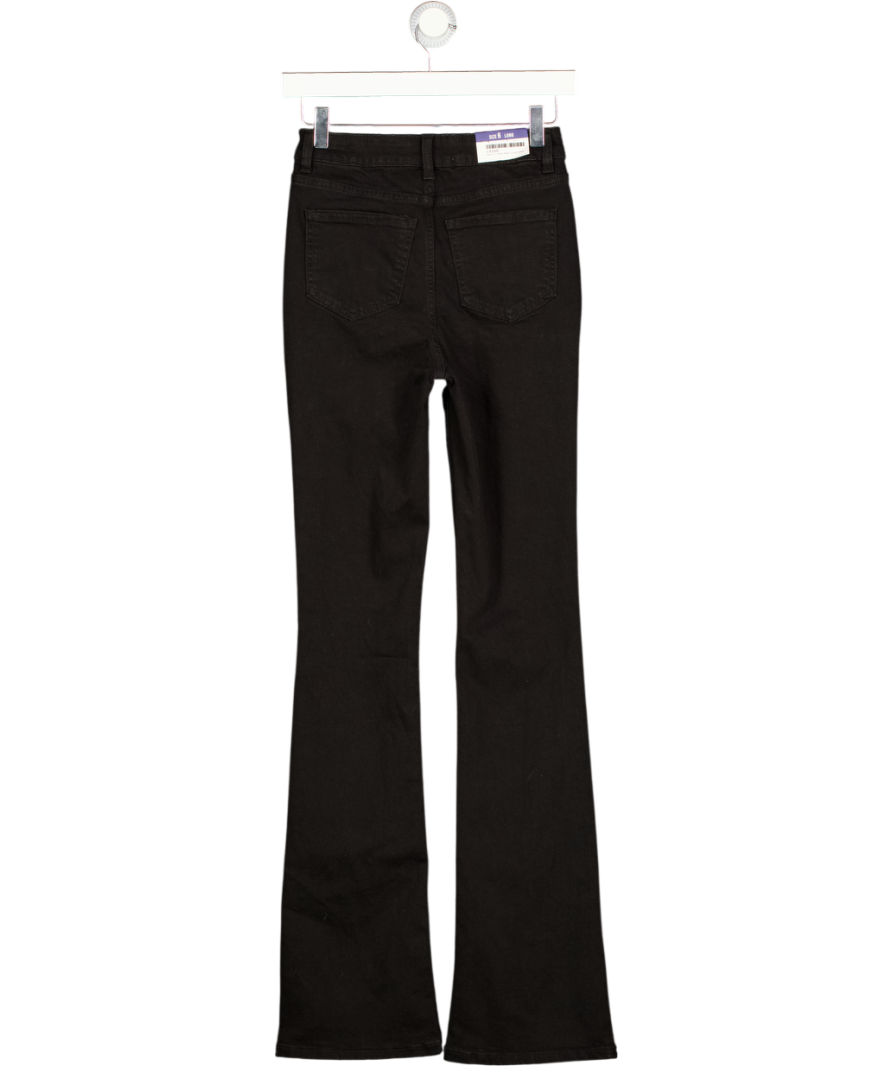 New Look Black Waist Enhance Quinn Bootcut Stretch Denim Jeans UK 6