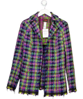 Christian Lacroix Multicoloured Tweed Multi-coloured Jacket UK 12
