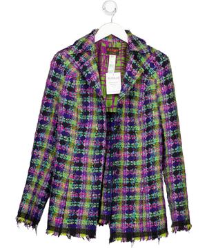 Christian Lacroix Multicoloured Tweed Multi-coloured Jacket UK 12