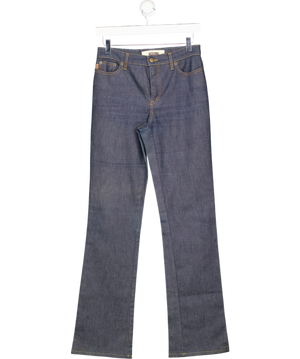 Moschino Blue Dark Wash Straight Leg Jeans W28