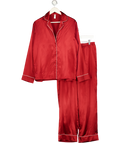 Ahlens Red Pyjama Set UK S