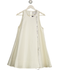 ASOS Structured Mini Shift Wedding Dress In Ivory White UK 14