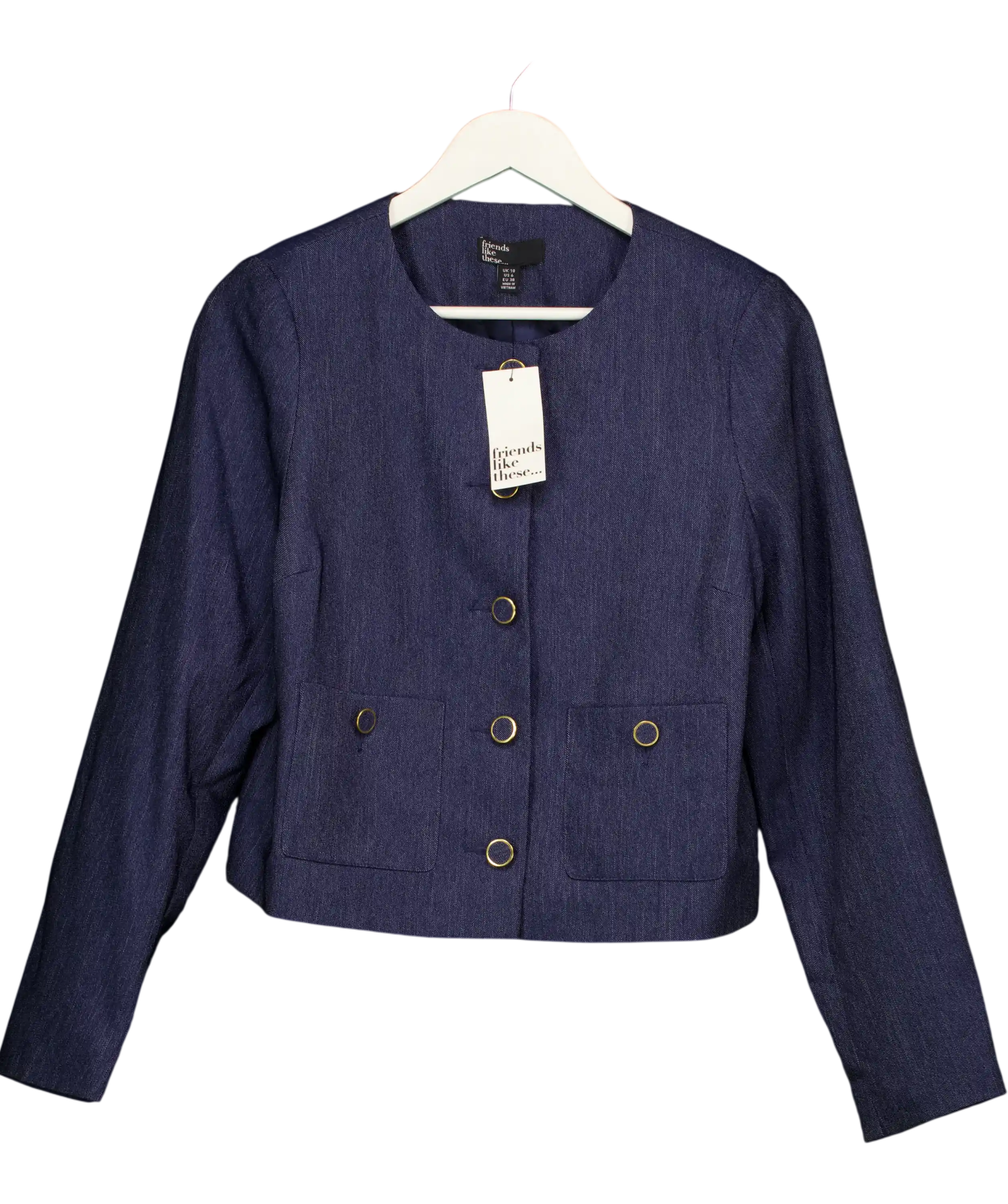 Friends like these Blue Tonic Trophy Tailored Jacket UK 10