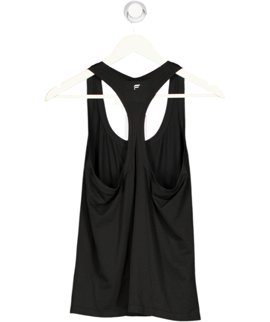 FABLETICS Black Racer Back Vest Top UK M