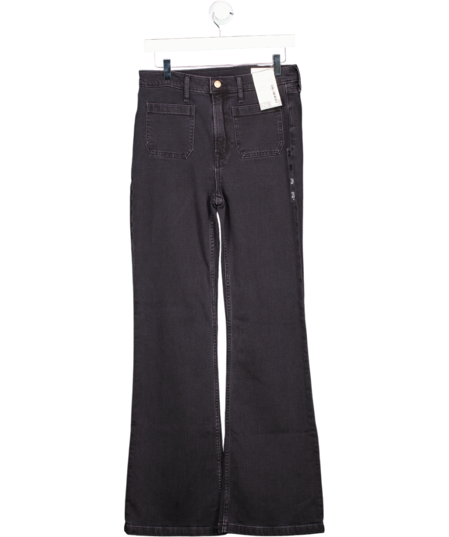 GAP Black High Waisted Stretch 70s Flare Jeans W28