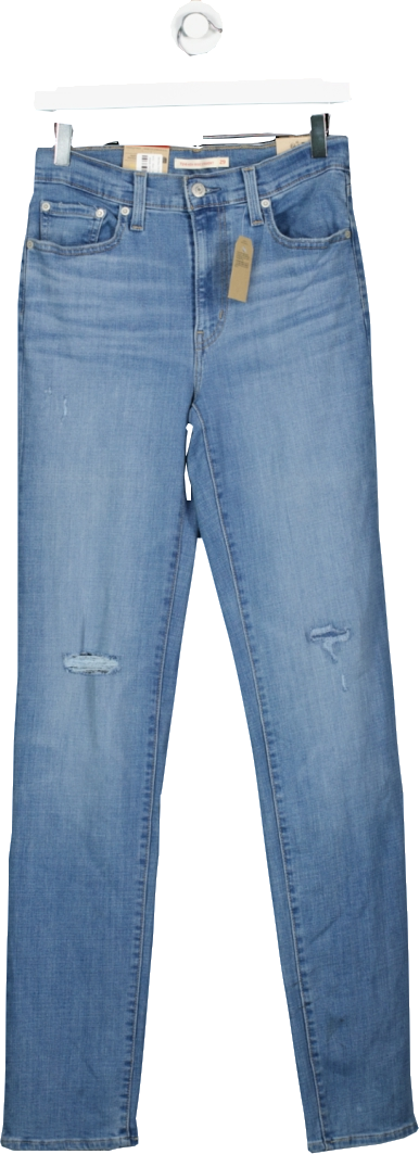levis Blue Mid-blue 724 High Rise Straight - Straight Leg Jeans BNWT W29