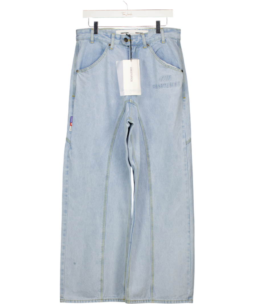 EMESTUDIOS Blue Eddy Pale Denim Baggy Jeans W32
