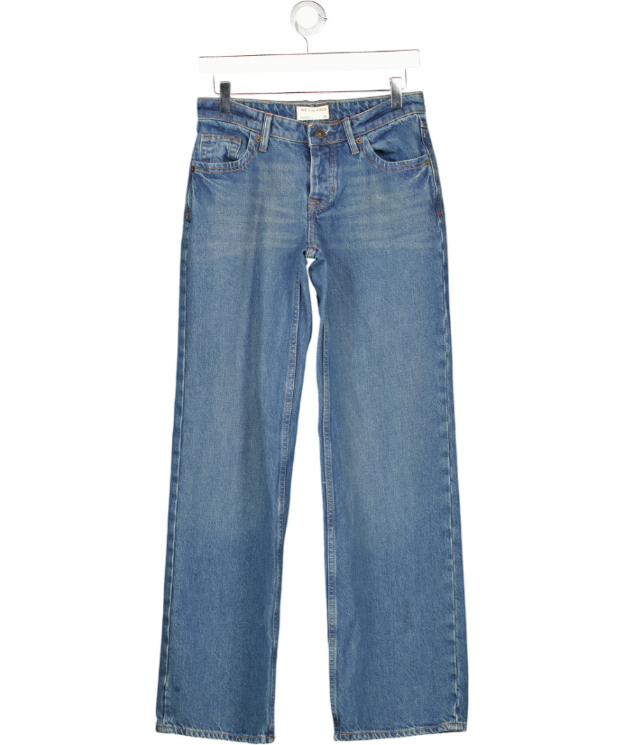 FREE PEOPLE Blue We The Free Tennessee Low-rise Boyfriend Jeans W25