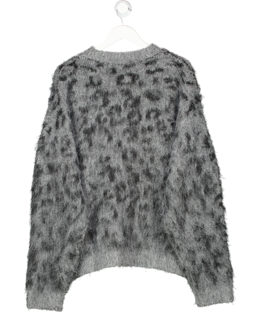 Garments Grey Oversized Cardigan UK L