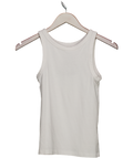 Arket White Rib Tank Top UK XS