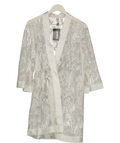 Ann Summers White Availing All Over Lace Robe UK S