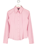 Dolce & Gabbana D&g Womens Pink Stretch Cotton Shirt With Pearl Buttons It42 UK 10
